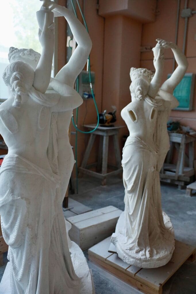 Dancing Ladies – Marble Sculpture Group