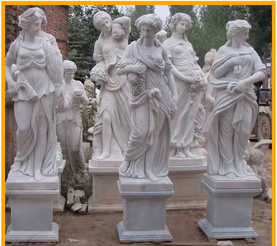Four Seasons Classical Marble Ladies – Garden Set